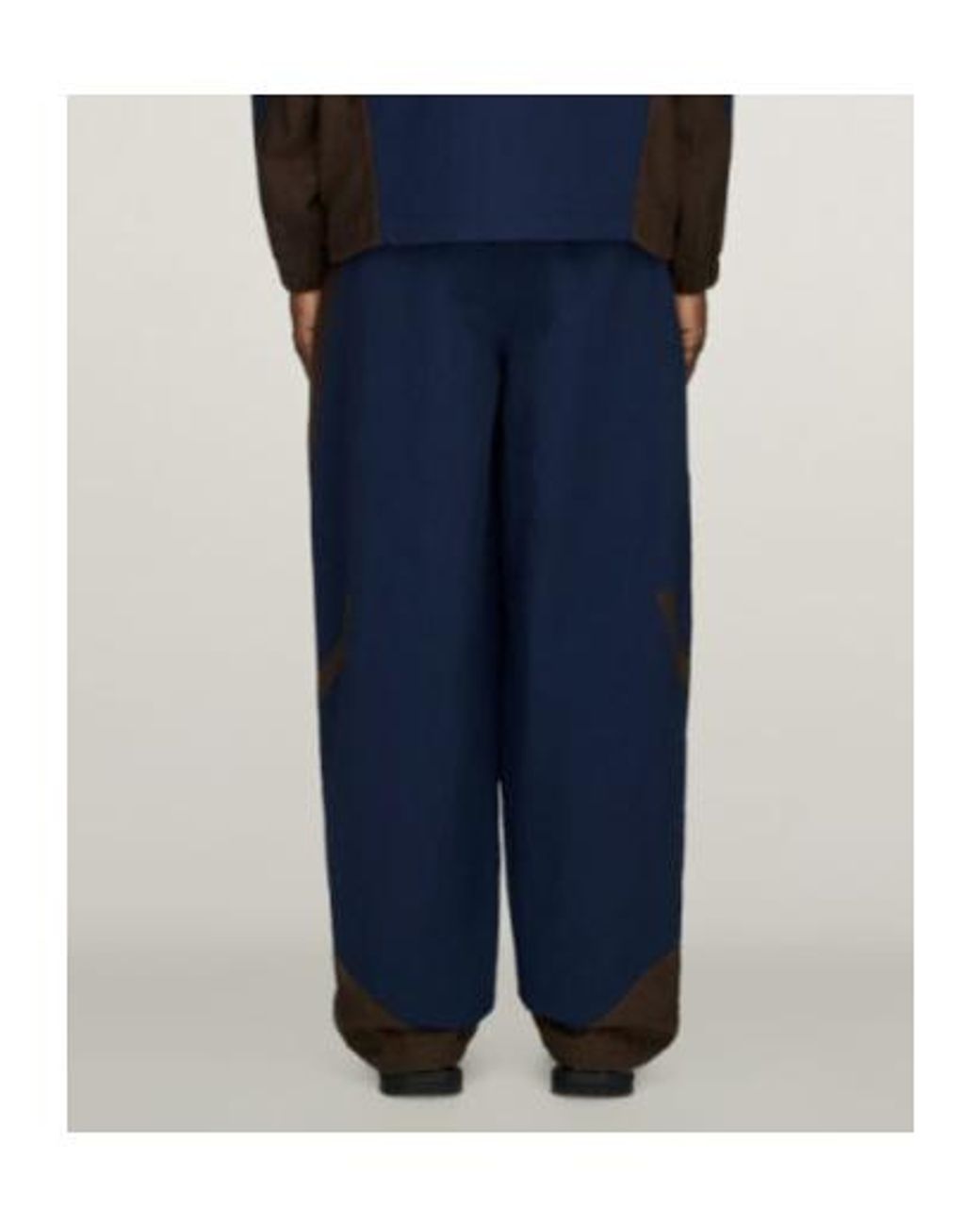 Adidas Blue X Arte Antwerp Panelled Wide-Leg Track Pants for men