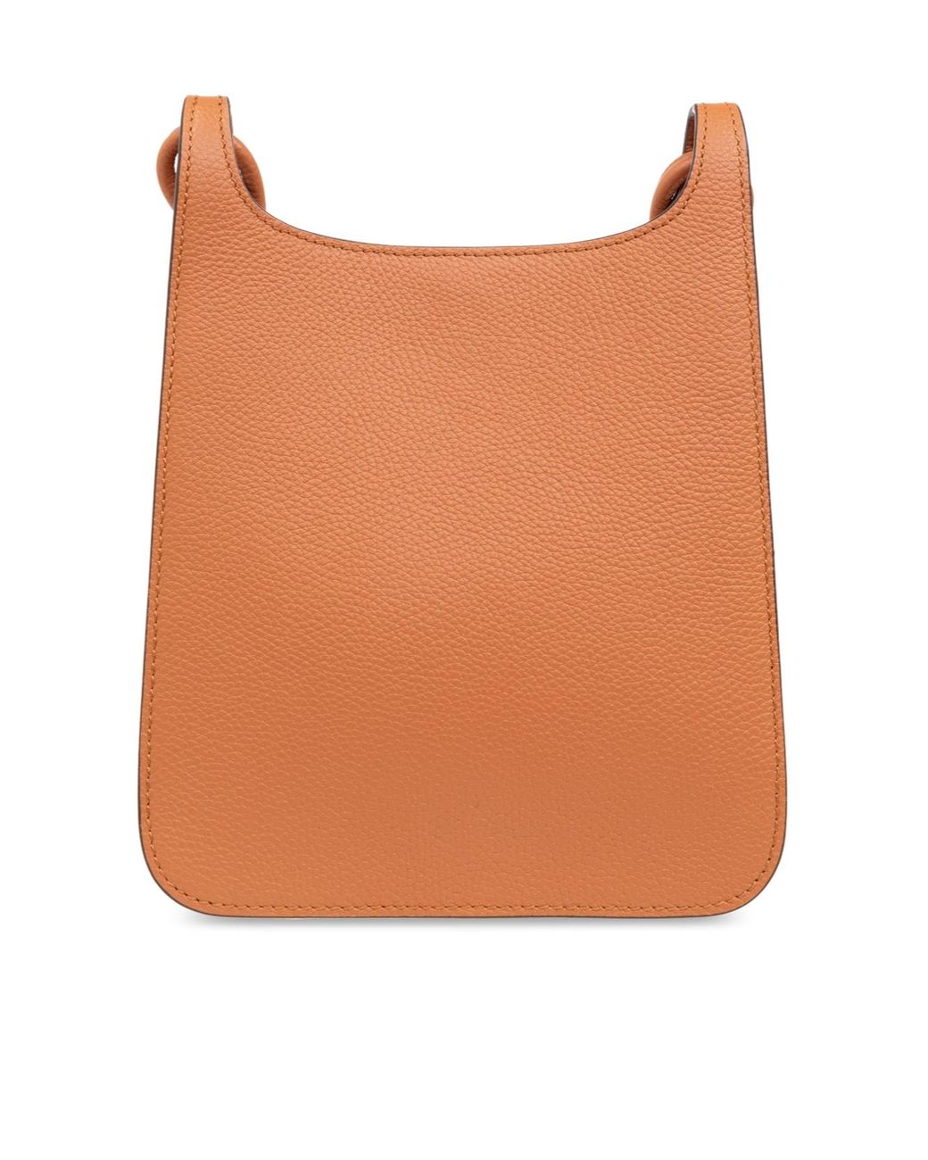 MCM Brown Mini Himmel Logo Embossed Hobo Bag