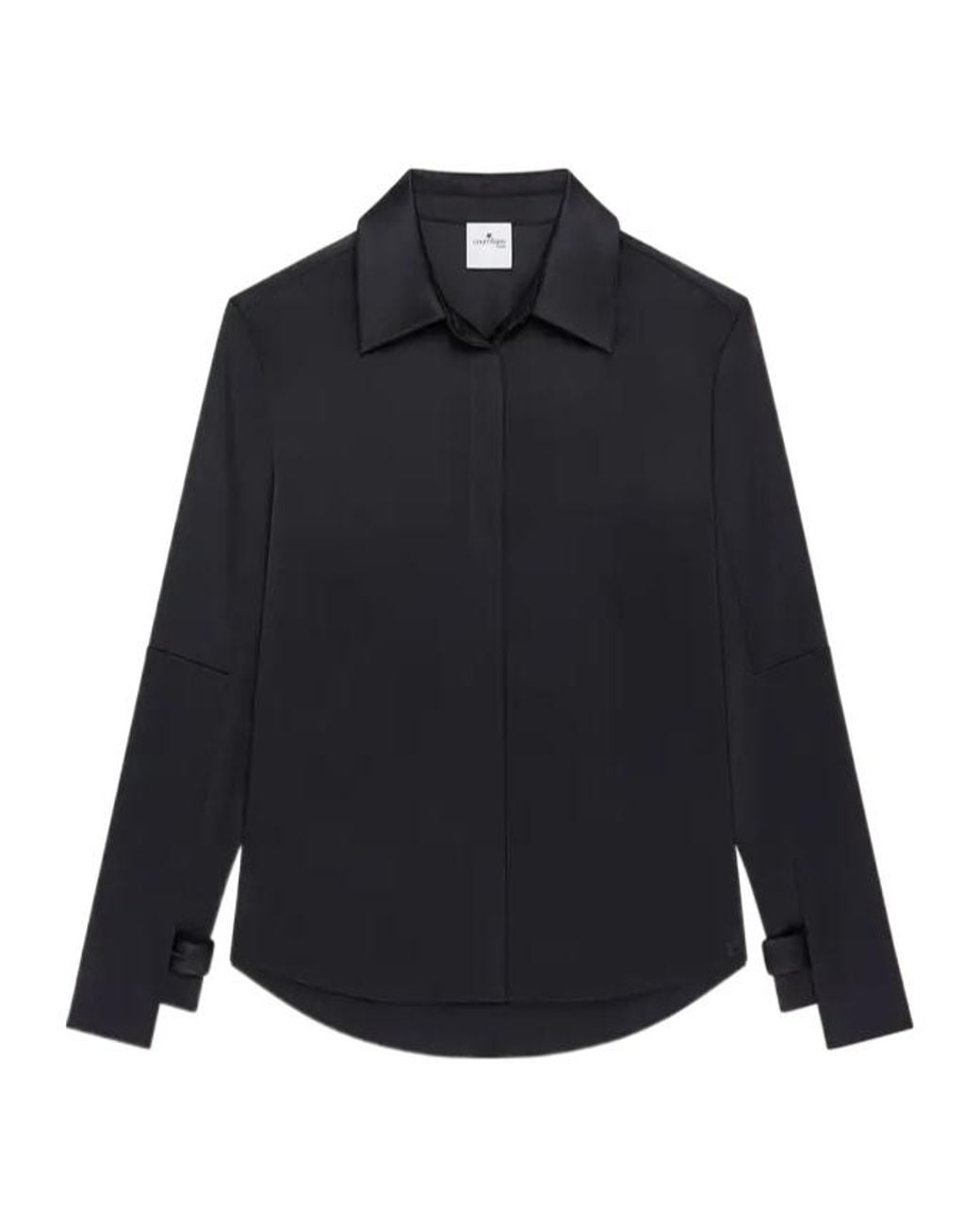 Courreges Blue Courrèges Satin Shirt