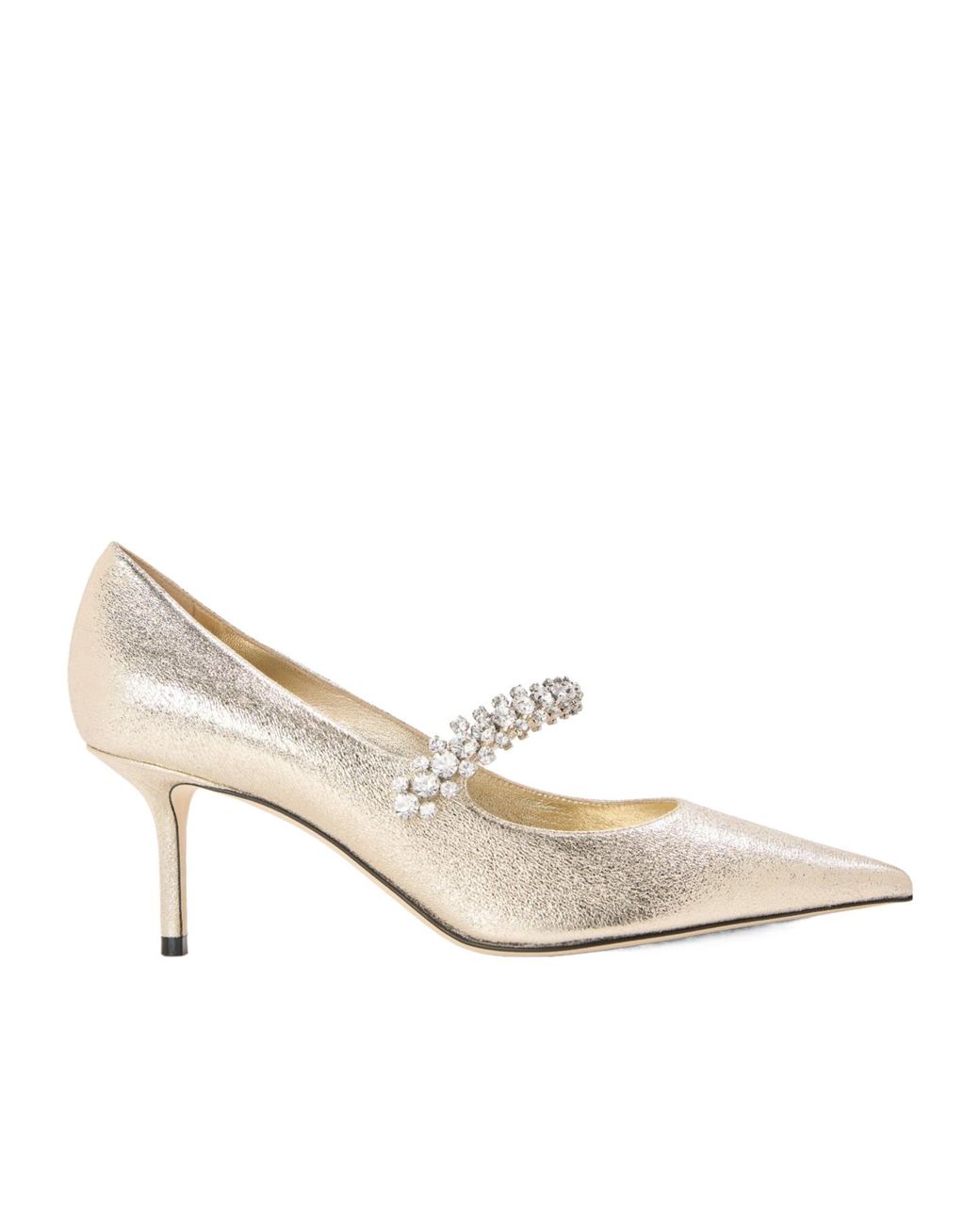 Jimmy Choo White Shiny Leather Shoes