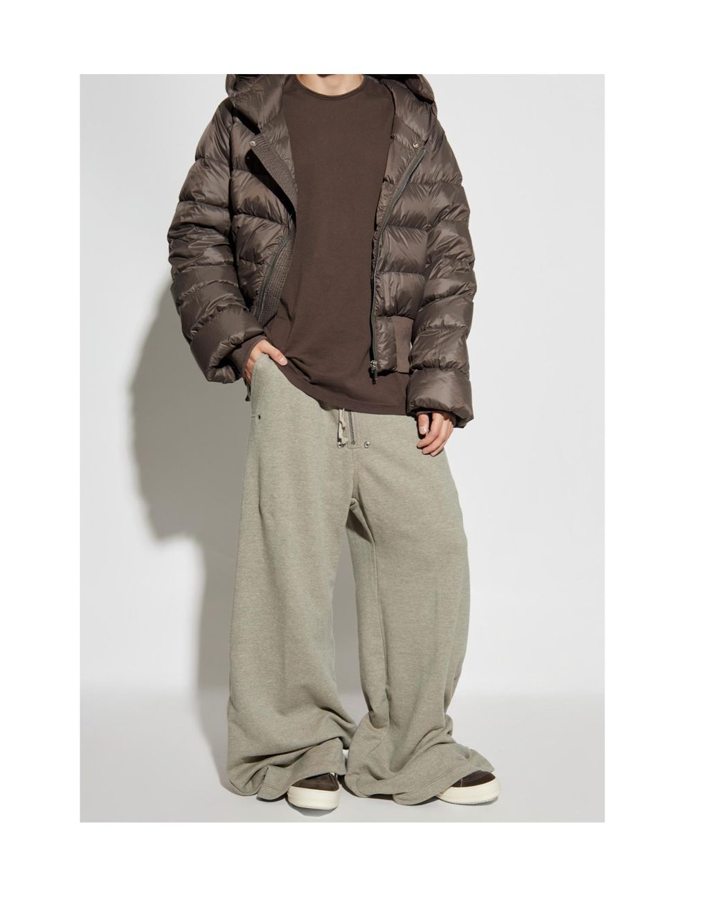 Rick Owens Gray Sweatpants for men