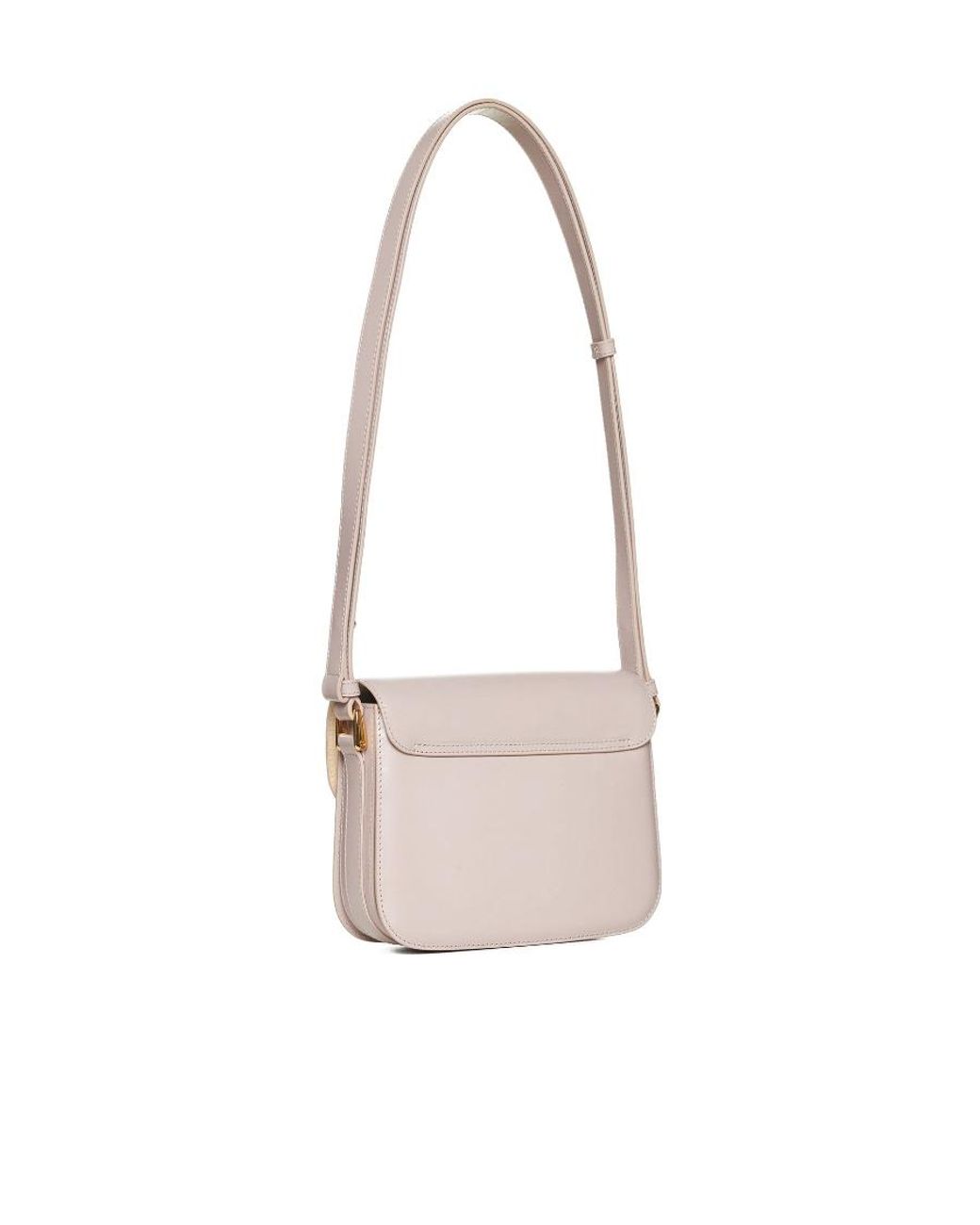 A.P.C. Metallic Grace Logo Printed Small Shoulder Bag