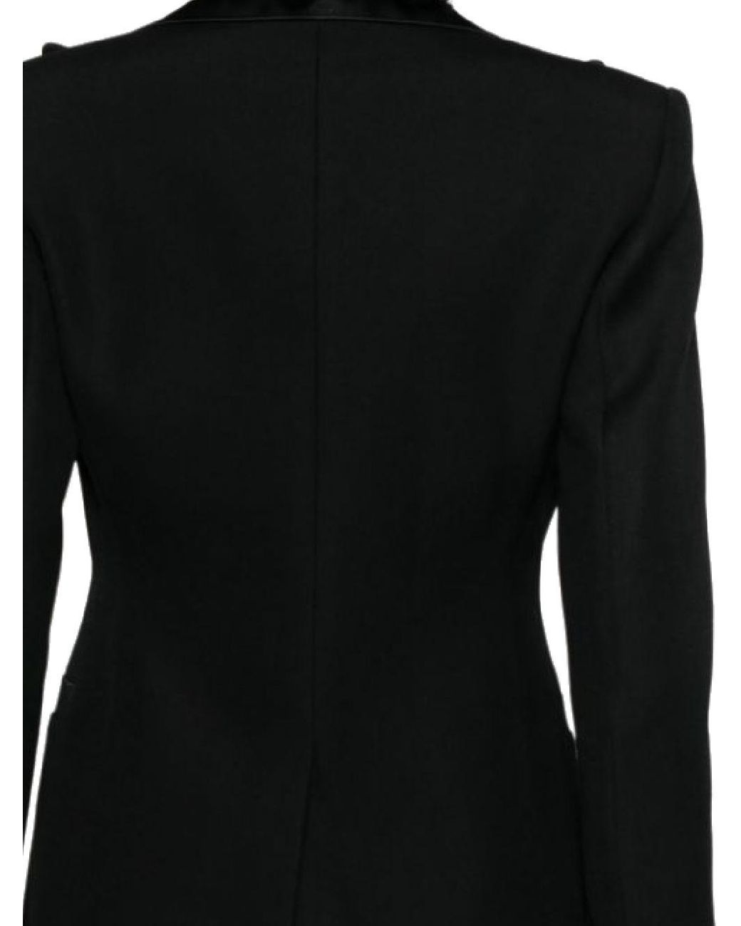 Max Mara Black Pianoforte Tassel Detailed Straight Hem Jacket
