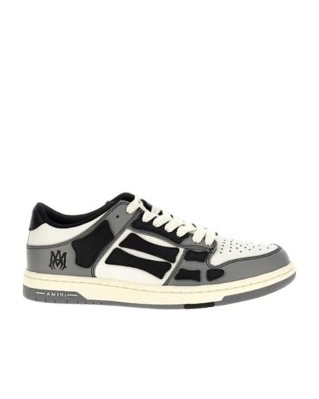 Amiri White 'Varsity Skel Top Low' Sneakers for men
