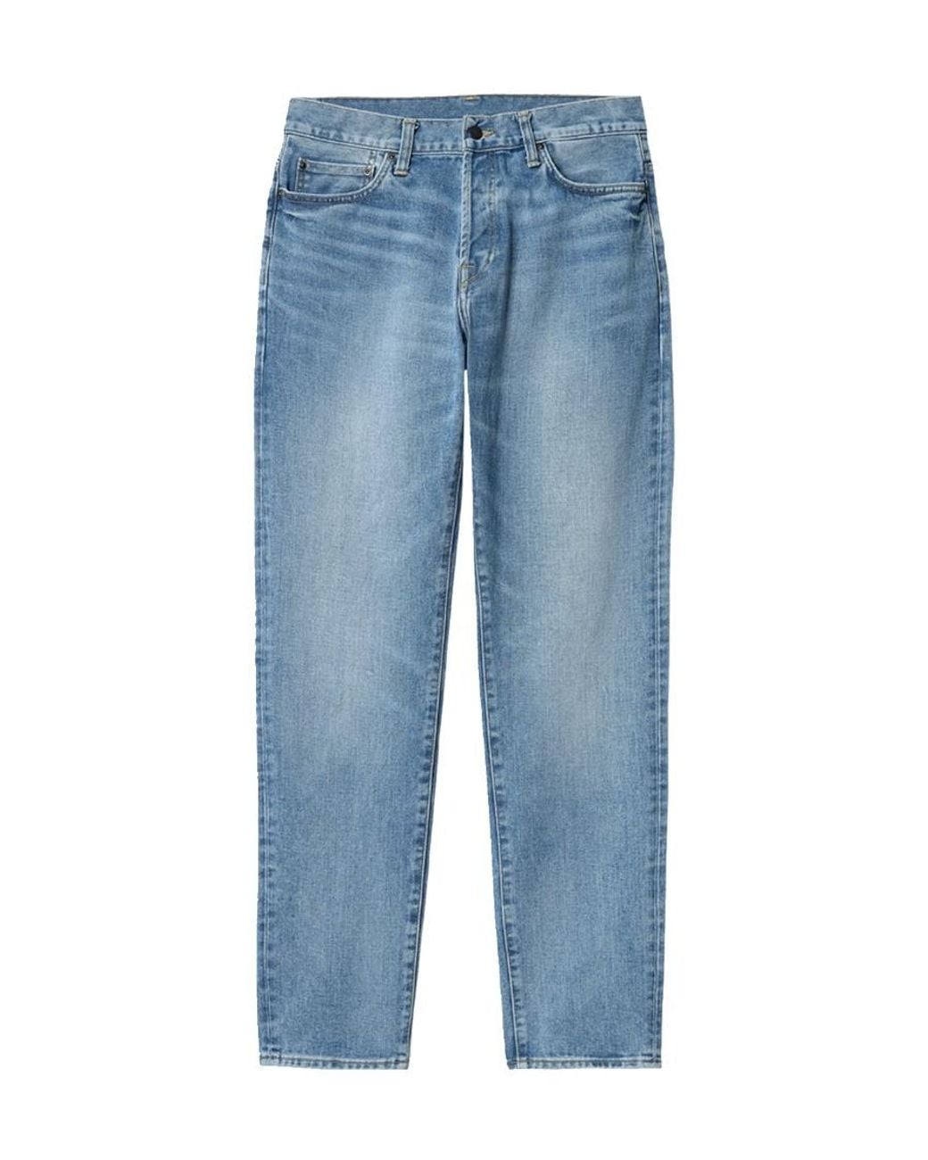Carhartt Blue Klondike Cotton Jeans for men