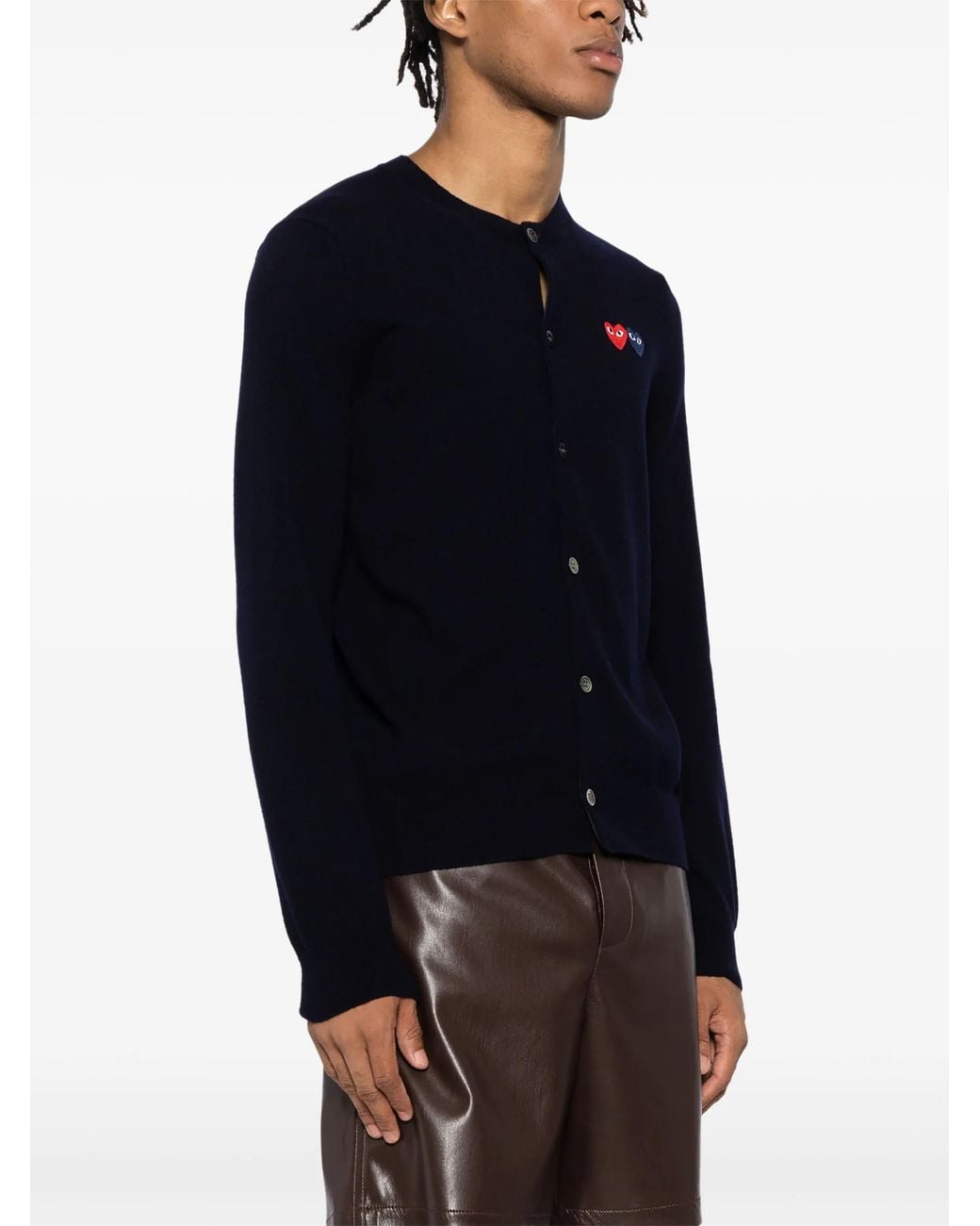 COMME DES GARÇONS PLAY Blue Cardigans