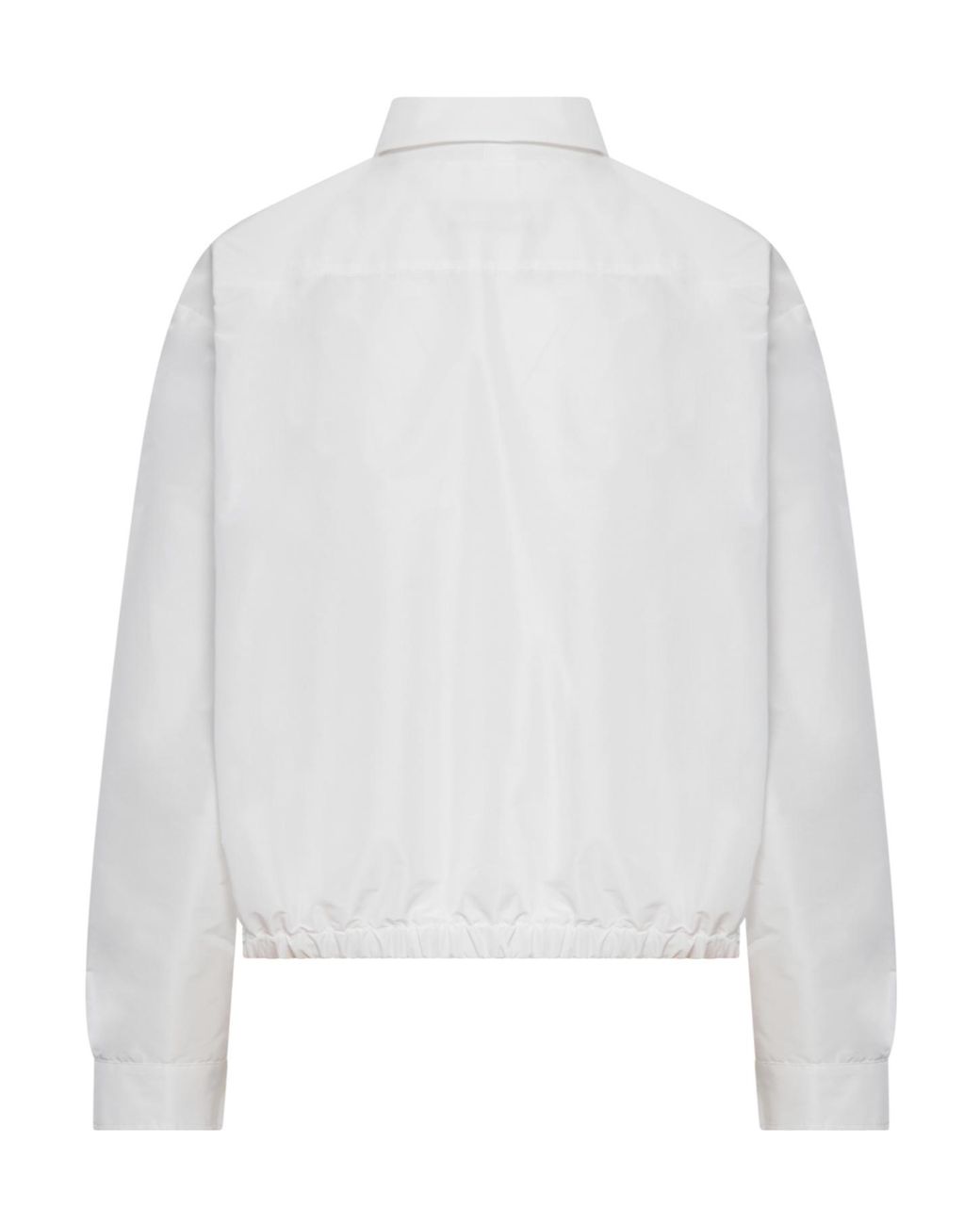 Jil Sander White Technical Faille Blouson
