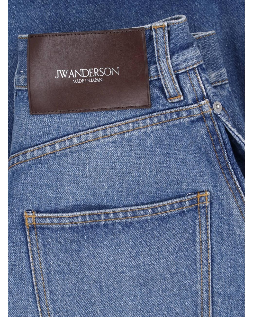 J.W. Anderson Blue Jw Anderson Asymmetric Denim Skirt