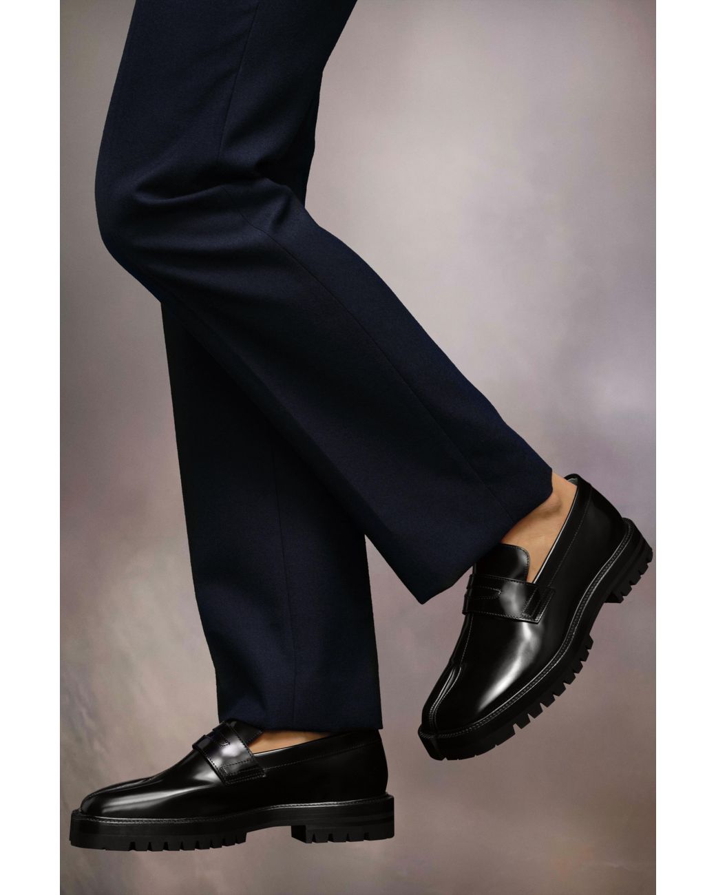 Maison Margiela Gray Tabi County Slip-On Loafers