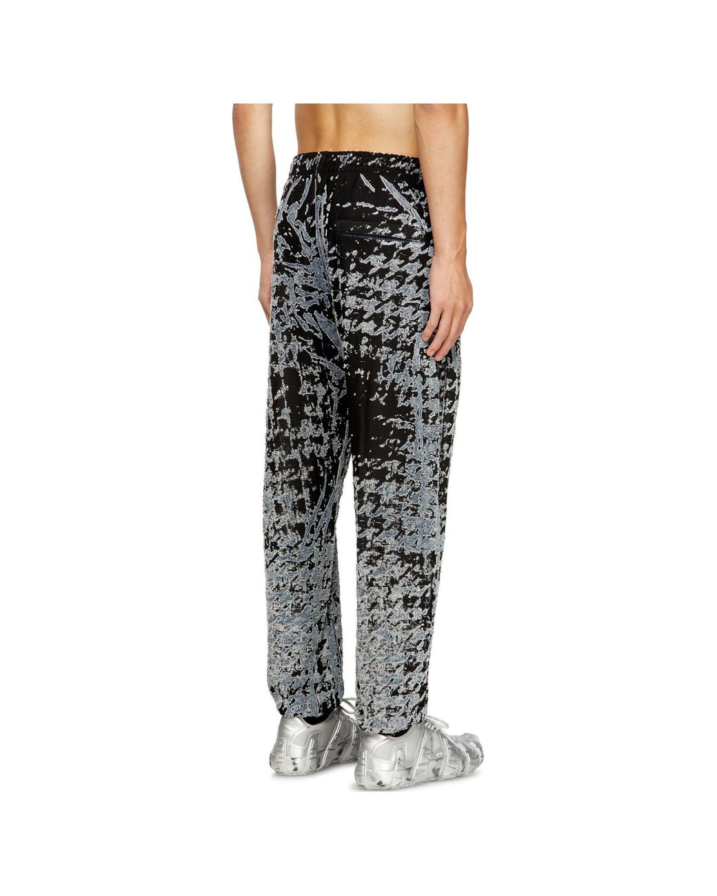 DIESEL Gray P-Labis Elasticated Pants for men