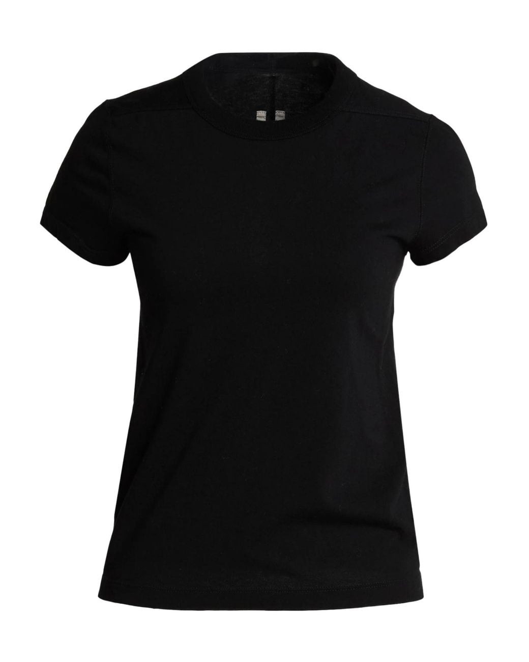 Rick Owens Black Crewneck Short-Sleeve T-Shirt