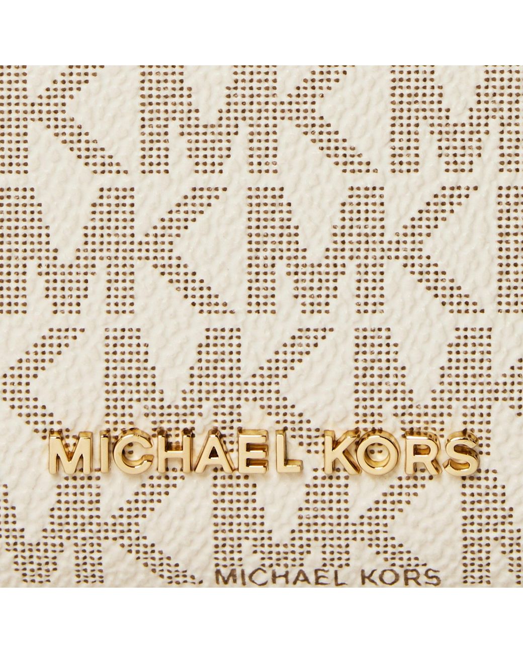 MICHAEL Michael Kors White Zipper Wallet