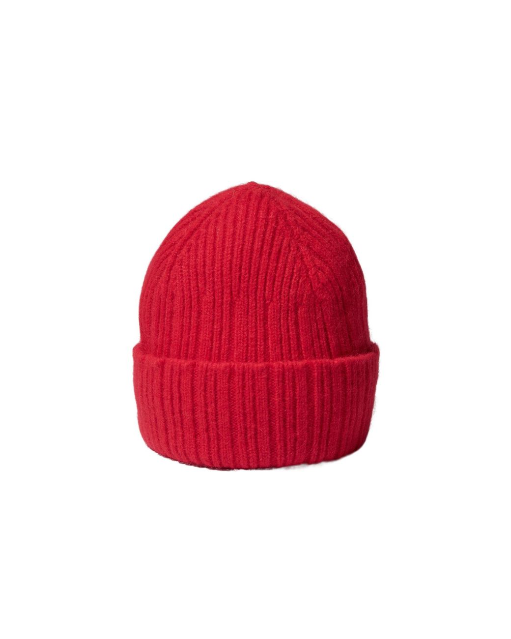 Drake's Red Knitting Hat for men