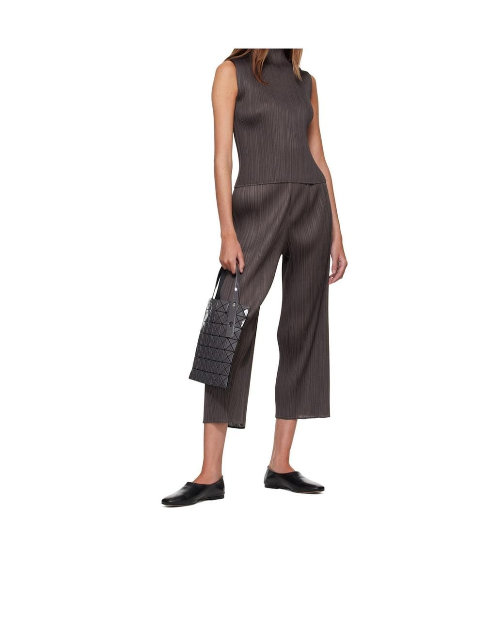 Issey Miyake Black Prism Gloss Tote Bag