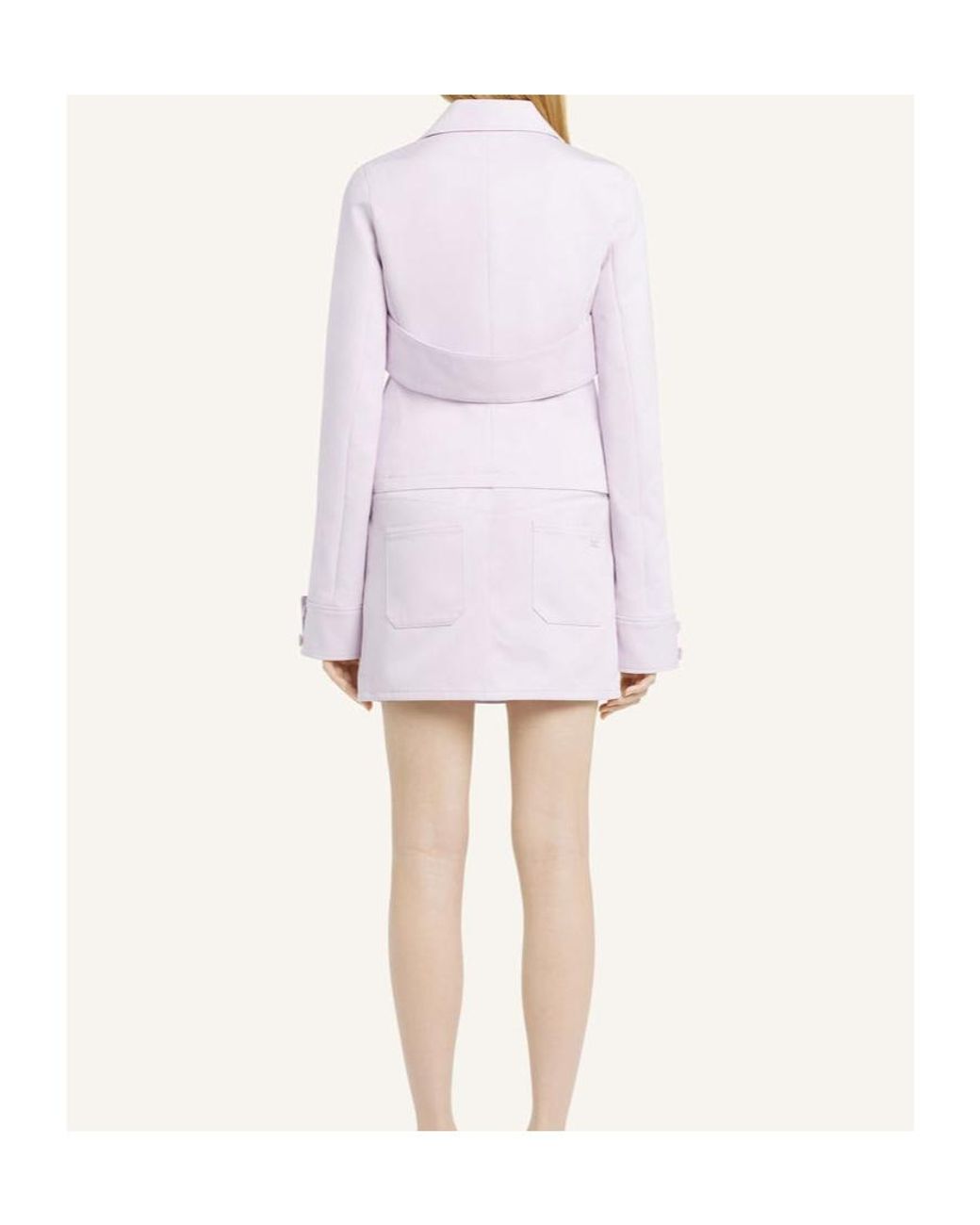 Courreges Pink Zipped Jacket