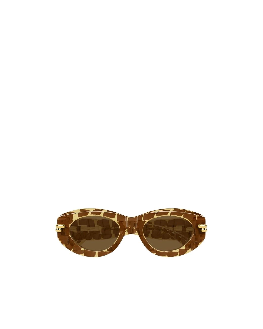 Bottega Veneta Multicolor Eyewear Oval Frame Sunglasses