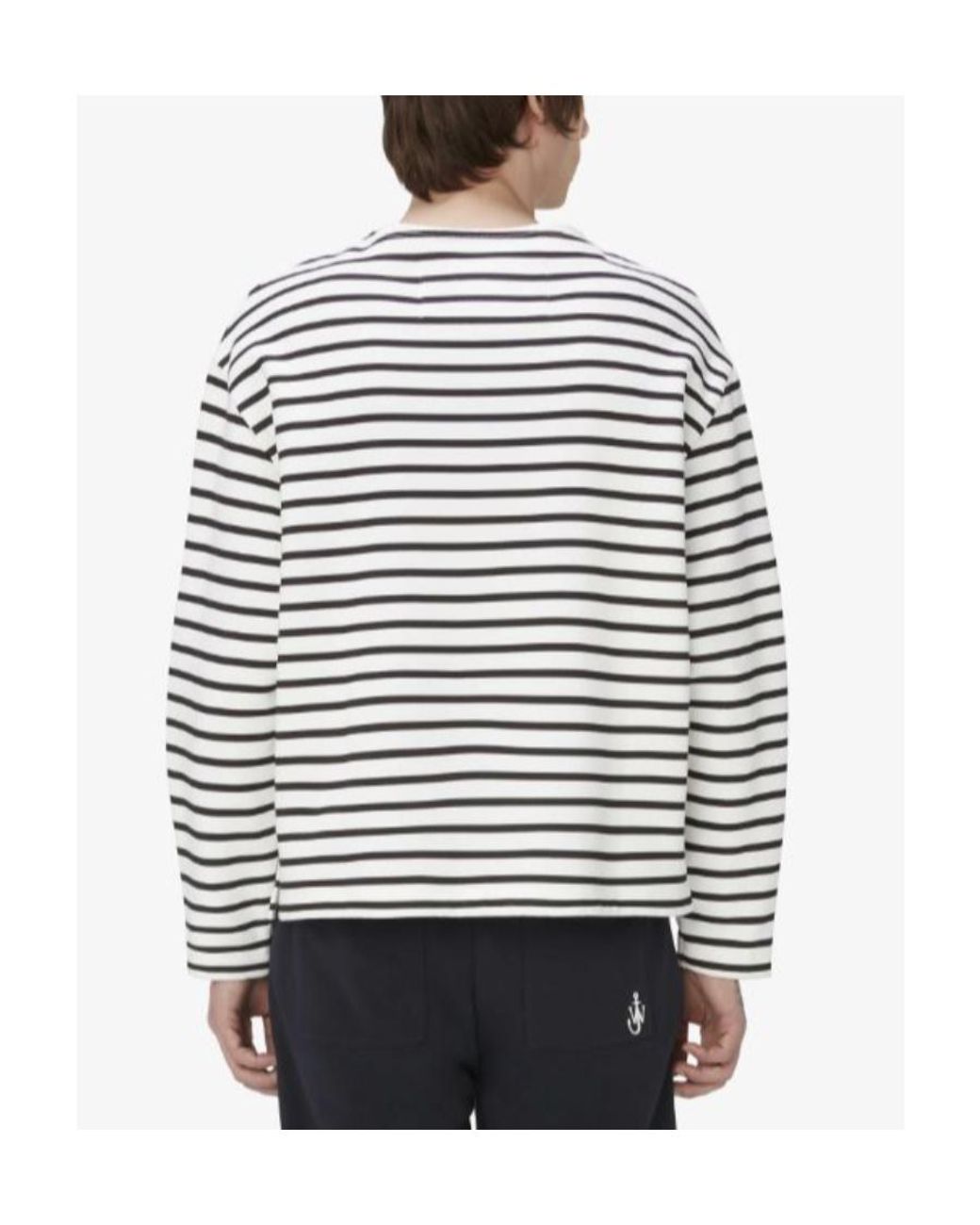 J.W. Anderson Gray Jw Anderson Logo Printed Crewneck Sweatshirt for men
