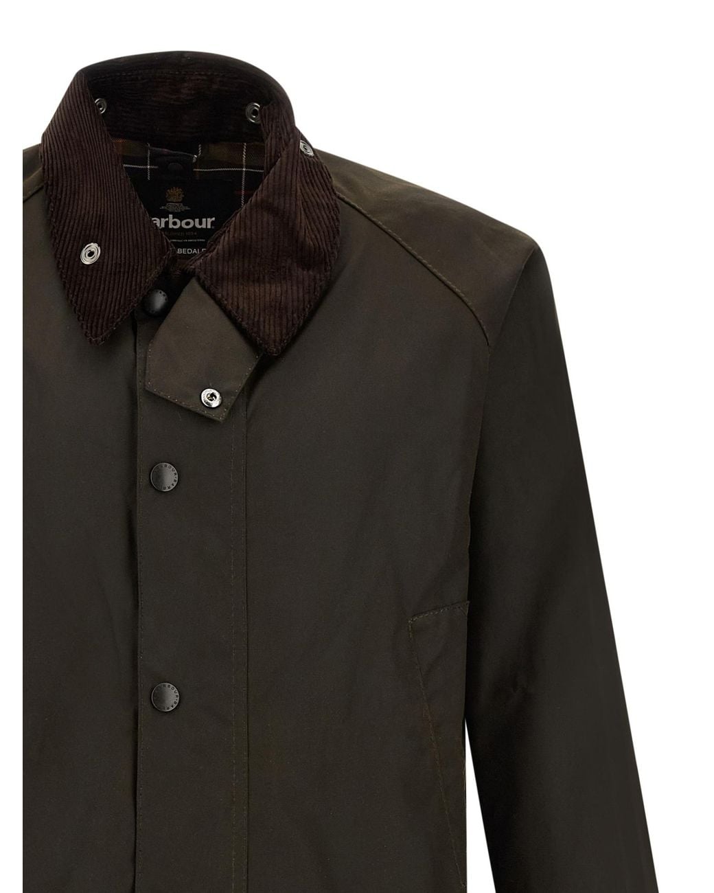 Barbour Black Long-Sleeved Casual Jacket for men