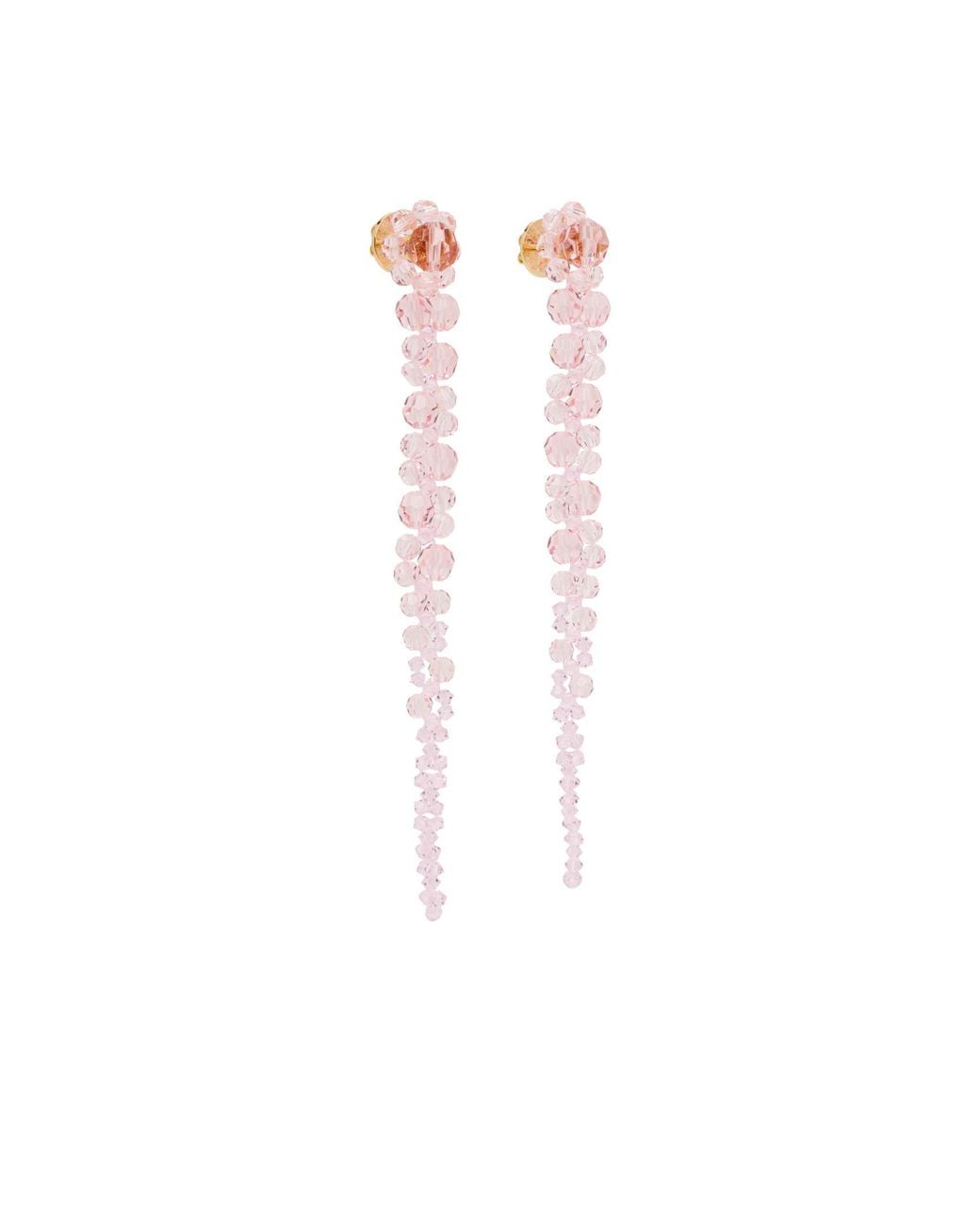 Simone Rocha White Drip Earrings
