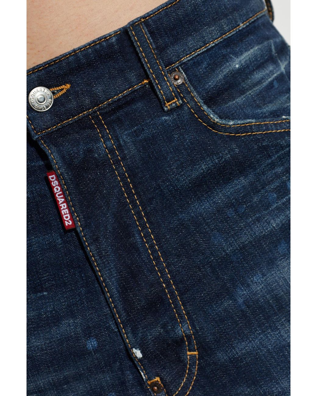 DSquared² Blue Jeans With Belt Loops for men