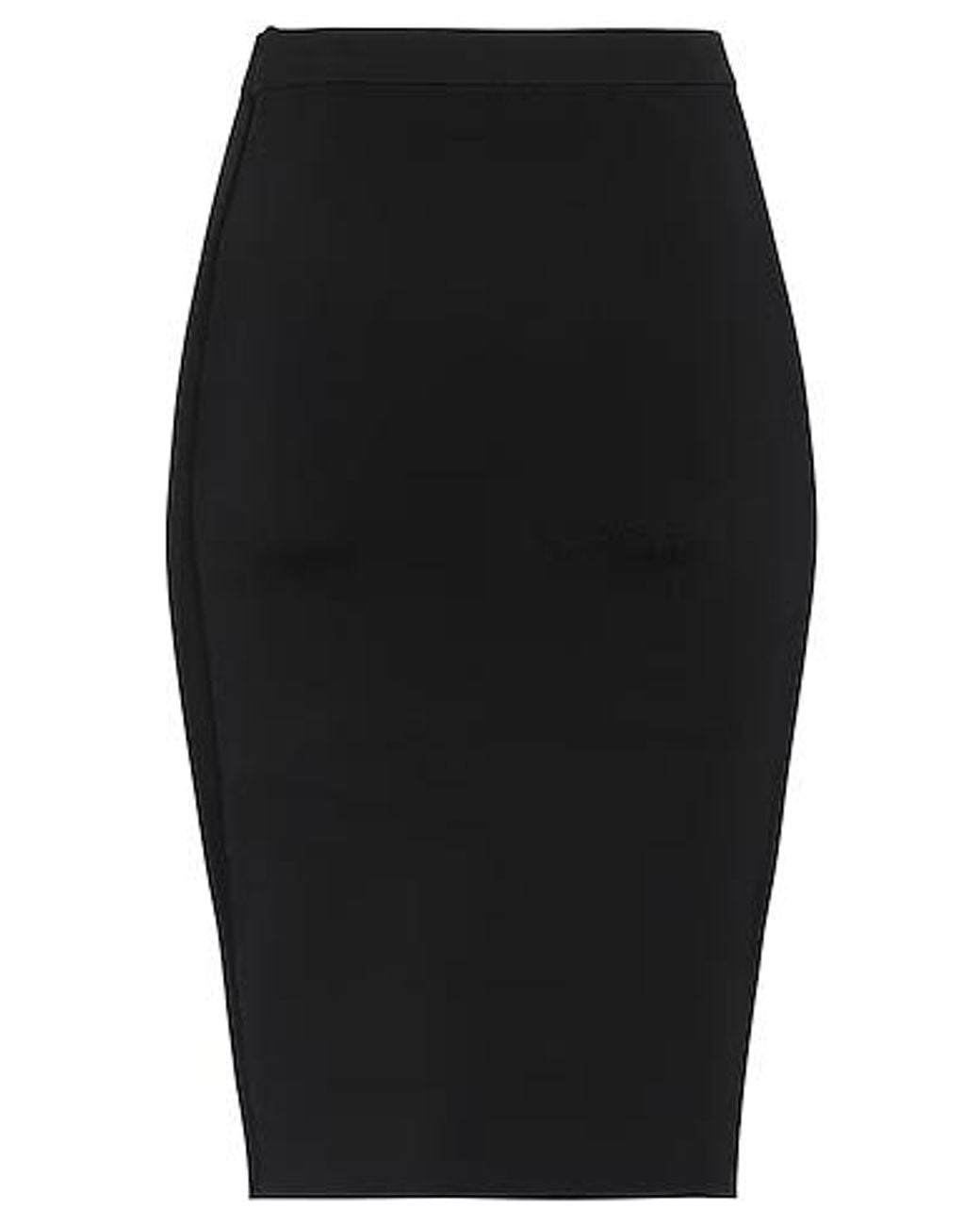 Saint Laurent Black Pencil Skirt