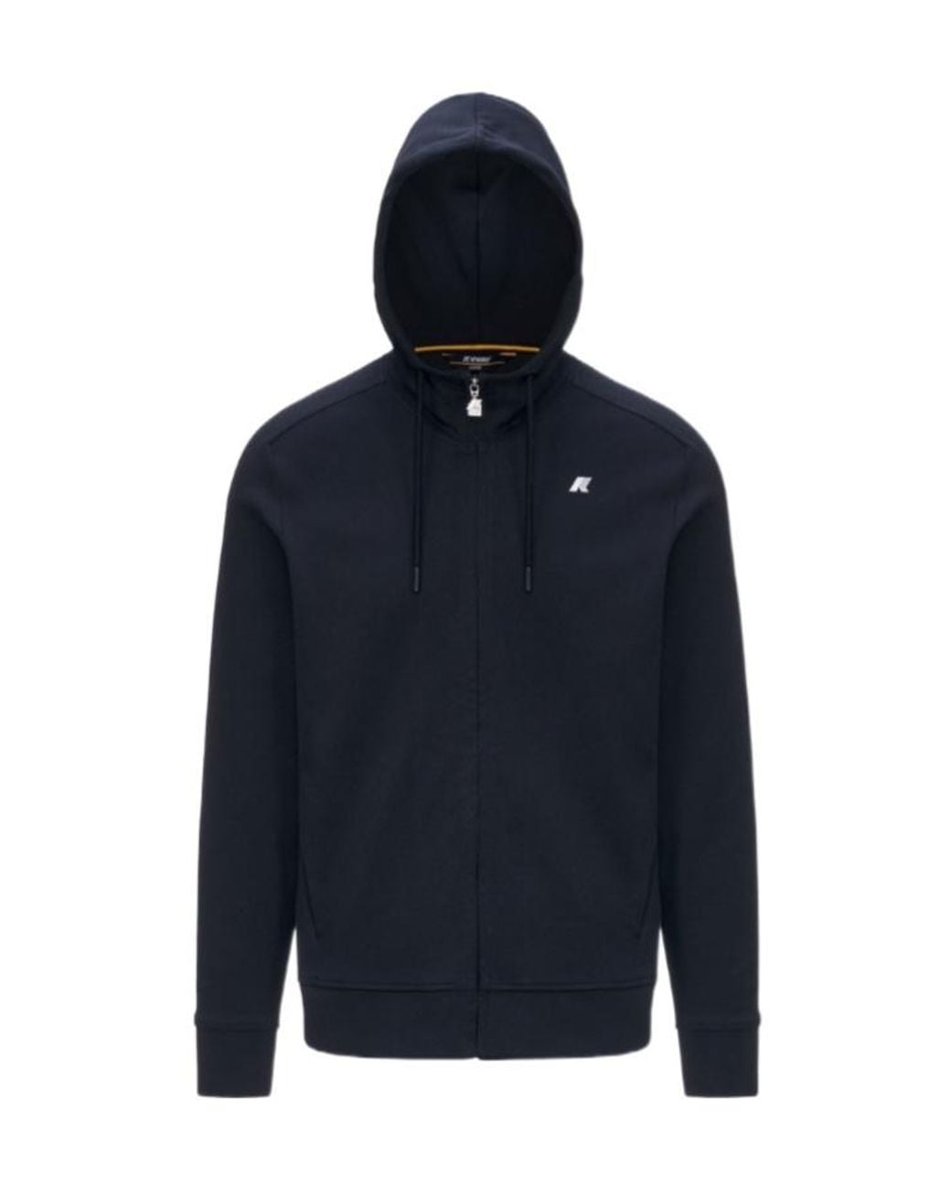 K-Way Blue Zip-Up Hooded Hoodie for men