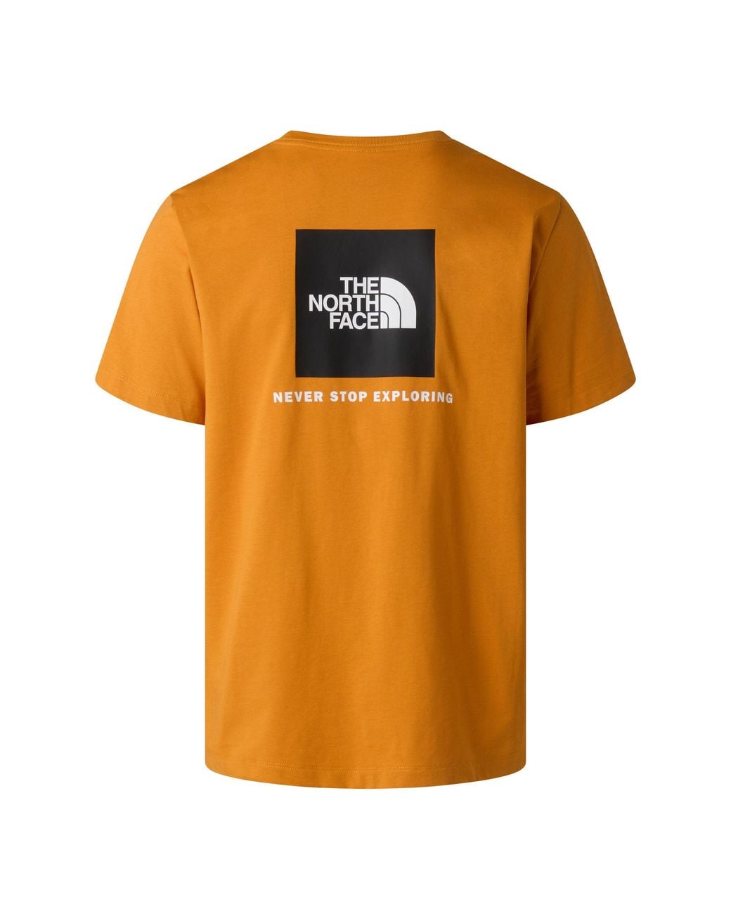 The North Face Orange Regular Fit T-Shirt for men