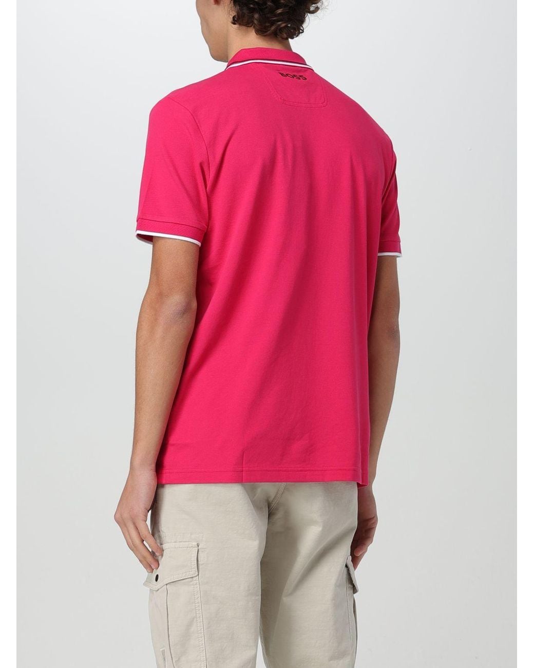 Boss Red Short-Sleeve Polo Shirt for men