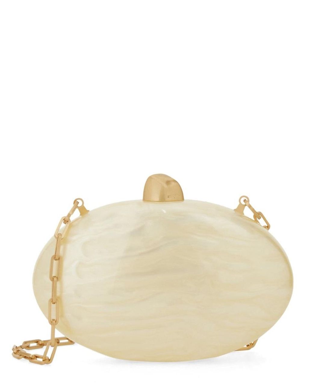 Cult Gaia Natural Clutch "Eviana"