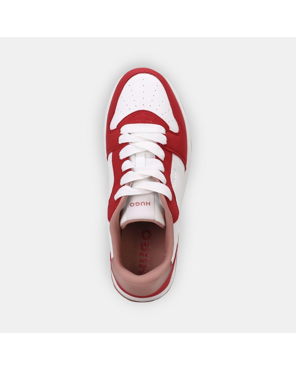 Boss Red Lace-Up Casual Sneakers