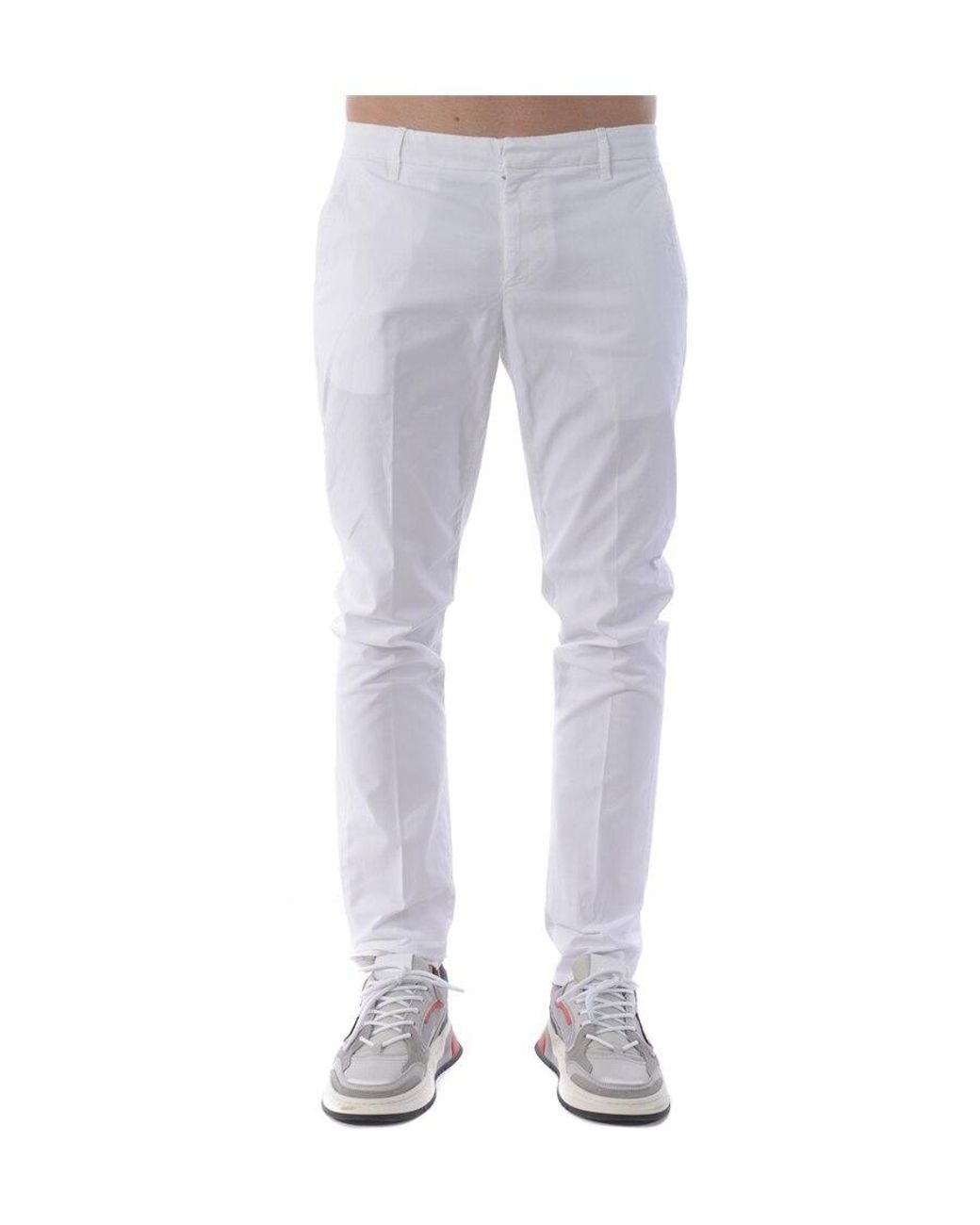 Dondup Gray Gaubert Slim-Fit Pants for men
