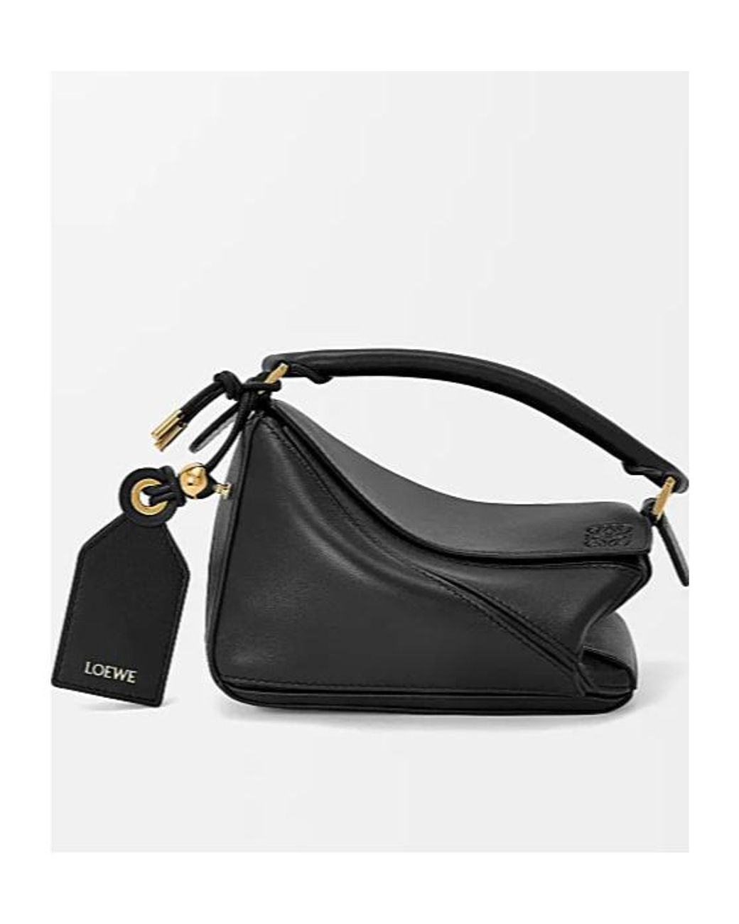 Loewe Black Mini Featherlight Puzzle Bag