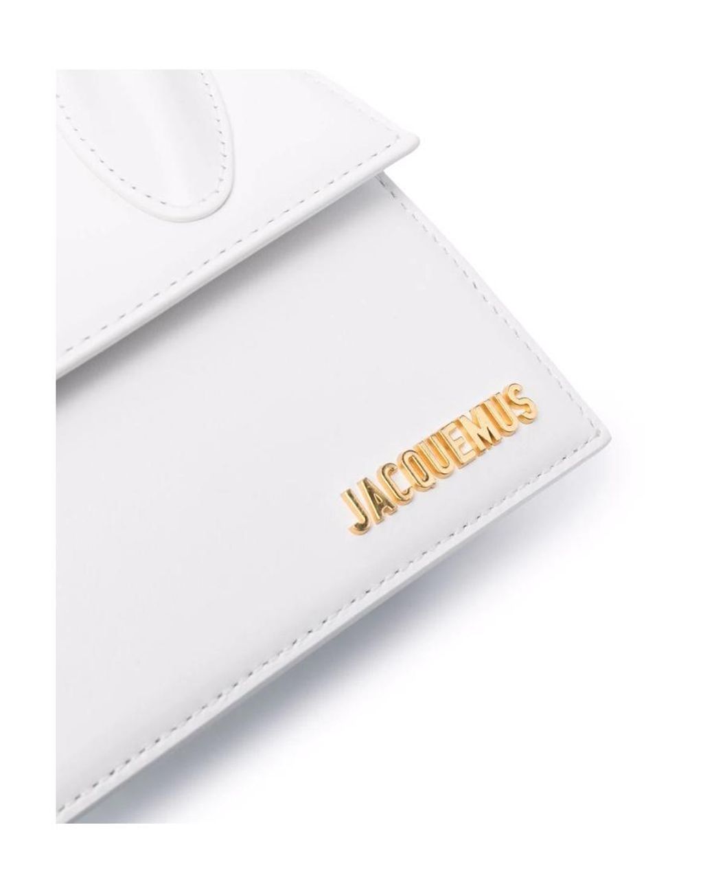 Jacquemus White Logo Logo Mini Handbag