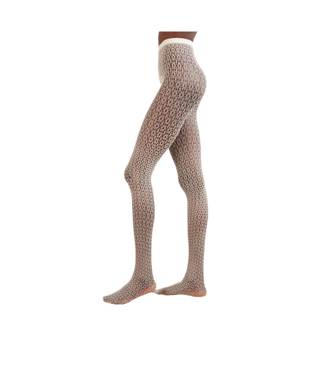 Wolford White Solid Color Tights