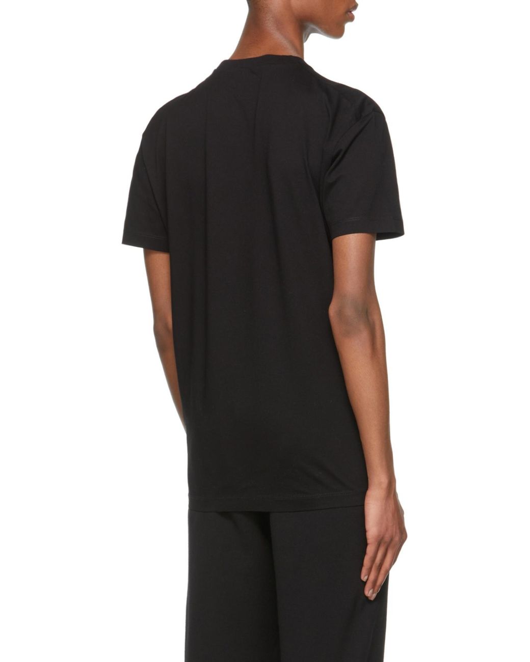 DSquared² Black Logo Printed Crewneck T-Shirt for men