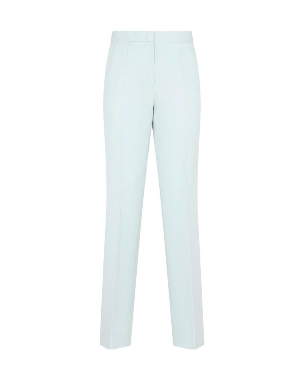 Jil Sander Blue Straight Leg Tailored Trousers