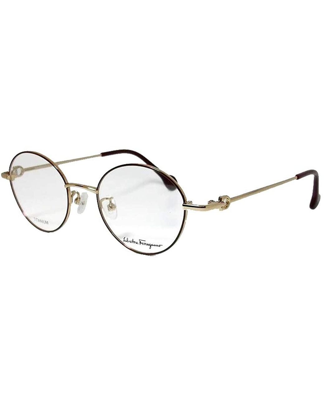 Ferragamo White Logo Flat Mirror