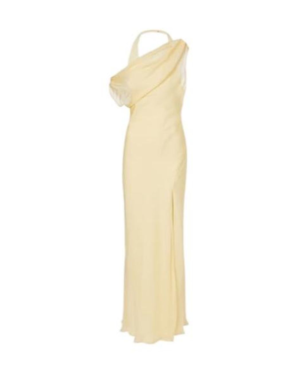 Sir White Strobe Off-Shoulder Maxi Dress