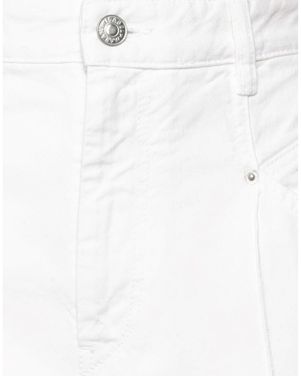 Isabel Marant White Straight-Leg Jeans