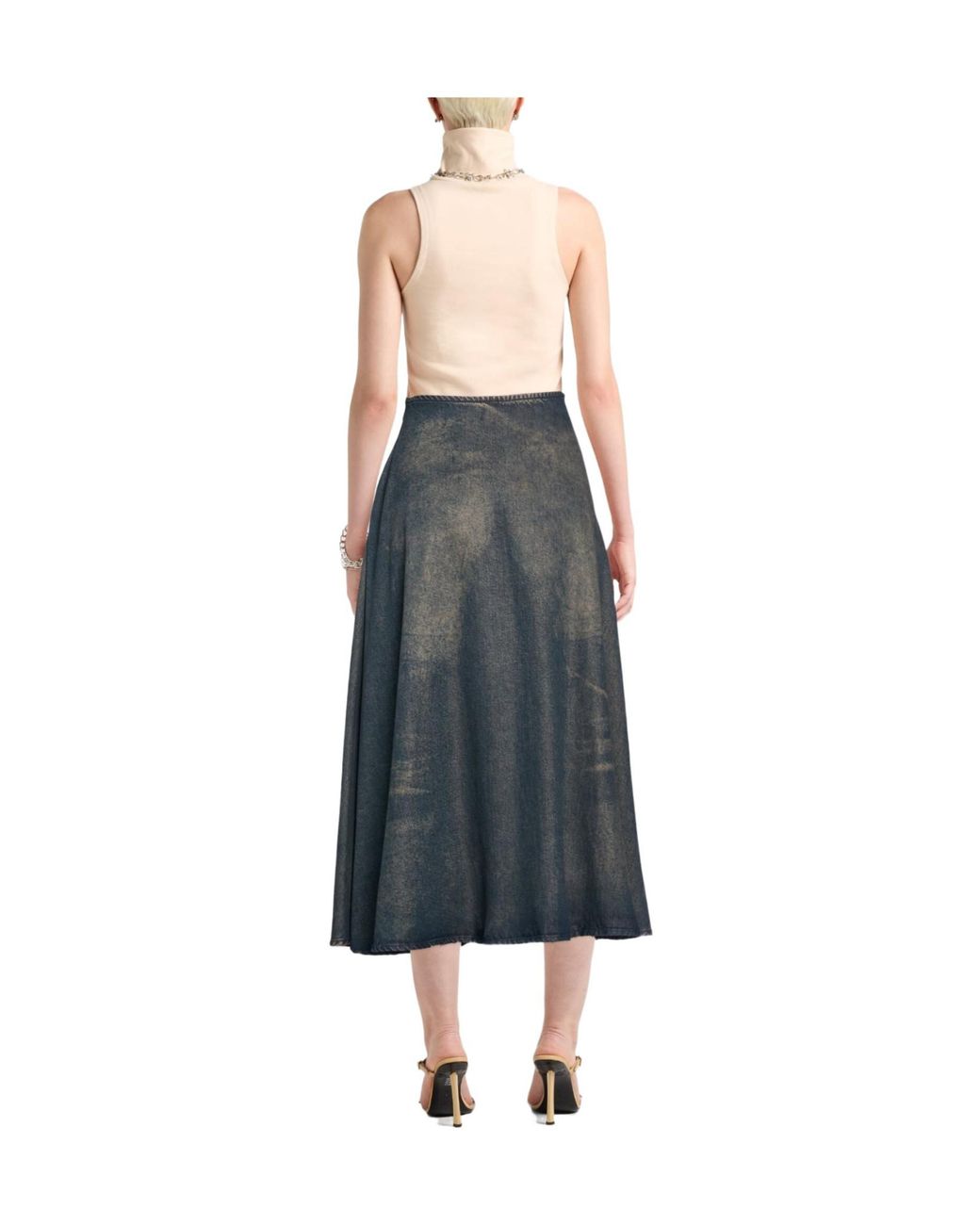 DIESEL Gray Denim Skirts