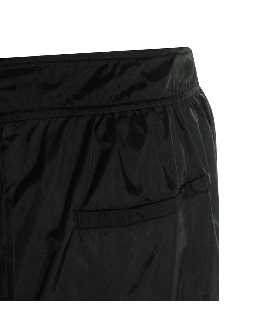 Saint Laurent Black Back Slit Pencil Skirt