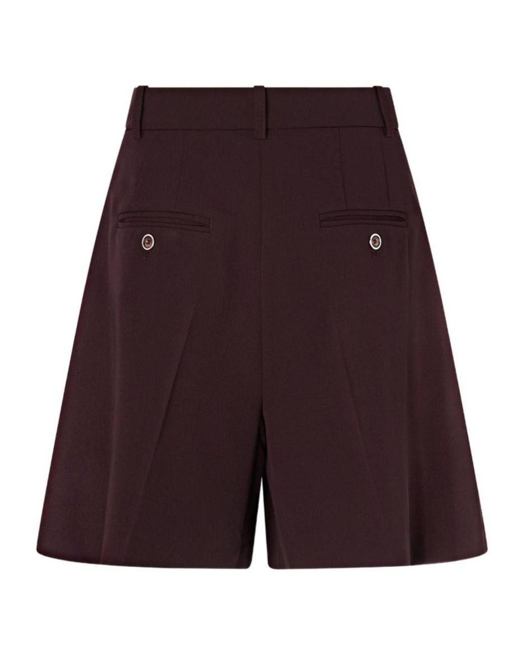 Pinko Purple Flared Tailored Shorts
