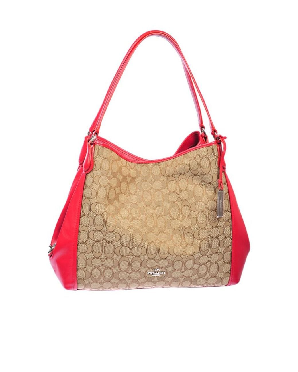 COACH Pink Logo Shoulder Bag