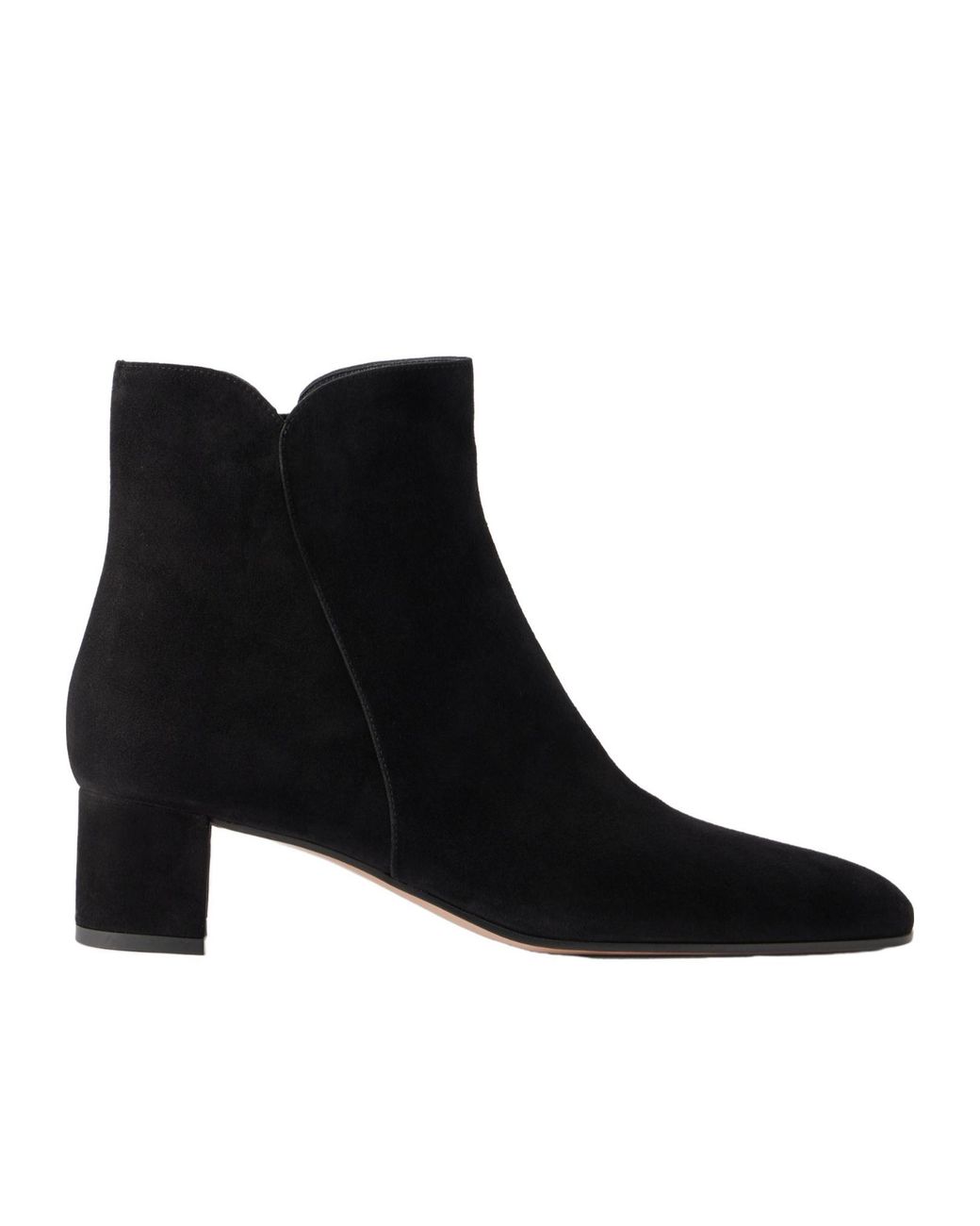 Gianvito Rossi Black Suede Ankle Boots