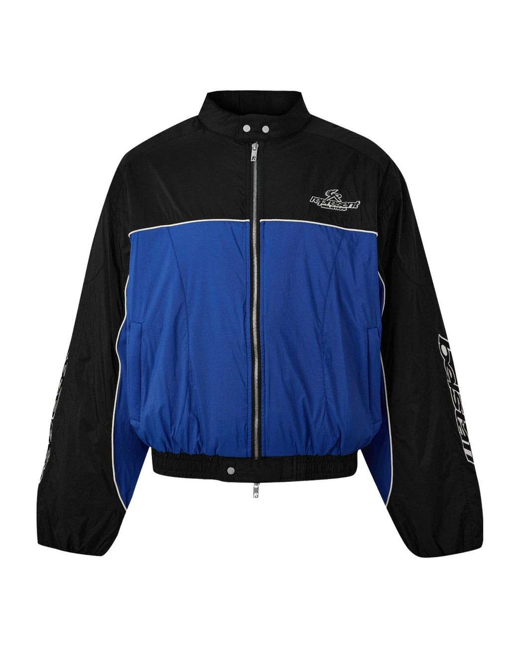 Represent Blue Jacket With Simple Silhouette for men