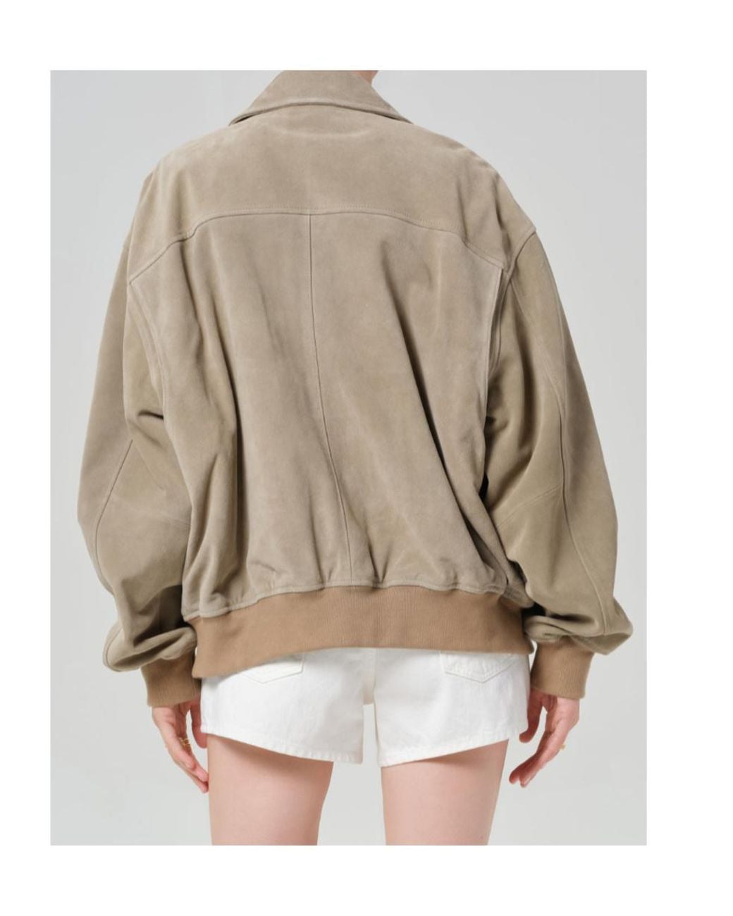 Citizens of Humanity Natural Vivienne Collared Patch-Pocket Jacket