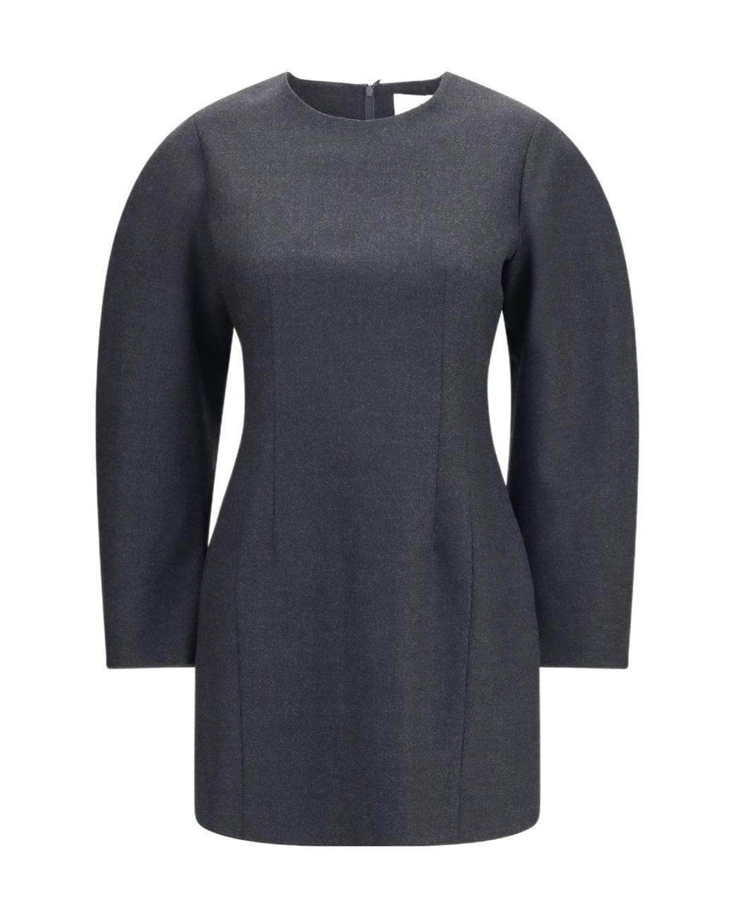 P.A.R.O.S.H. Blue P.A.R.O..H. Balloon-Sleeve Short Dress