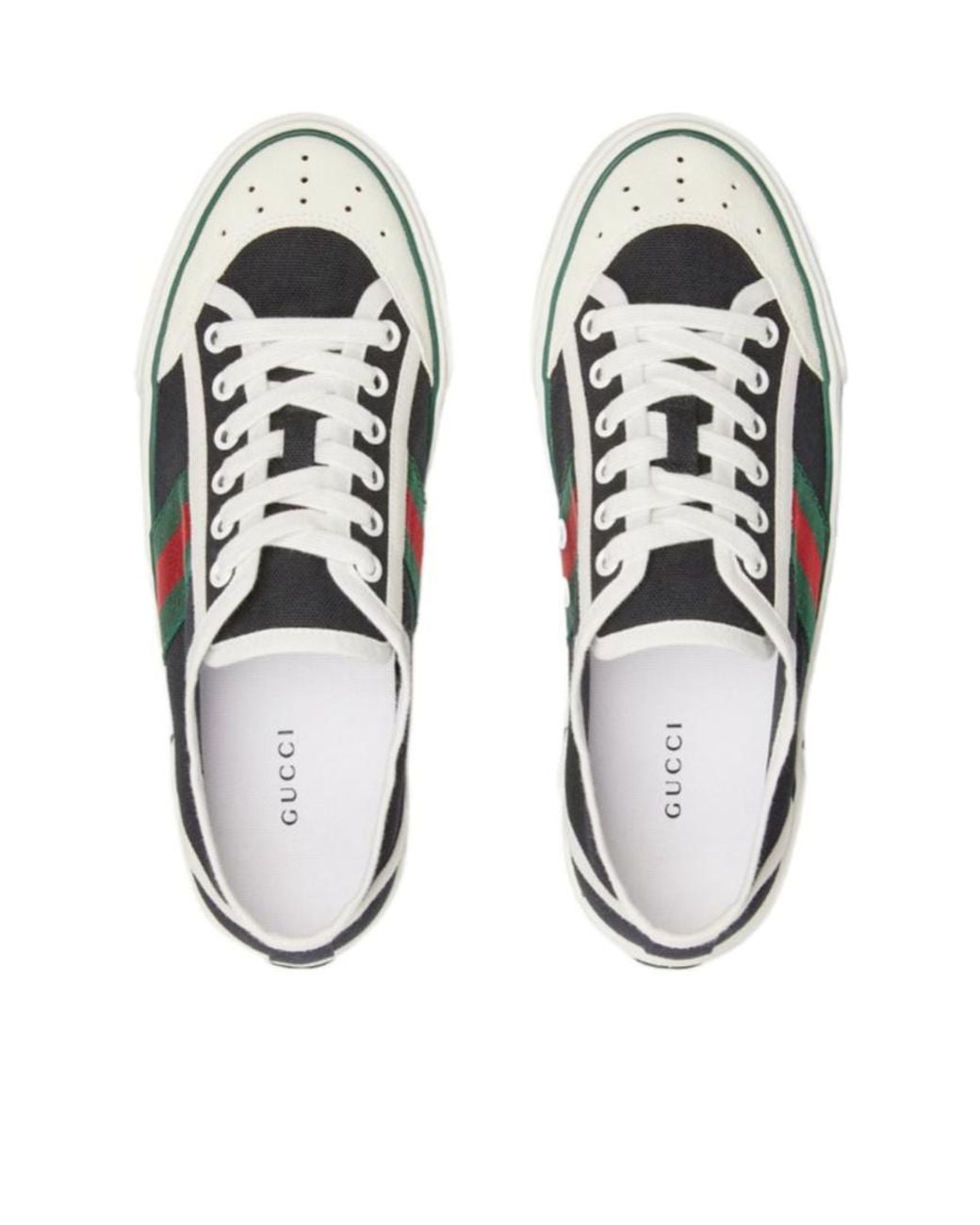 Gucci Multicolor Web-Stripe Low-Top Sneakers