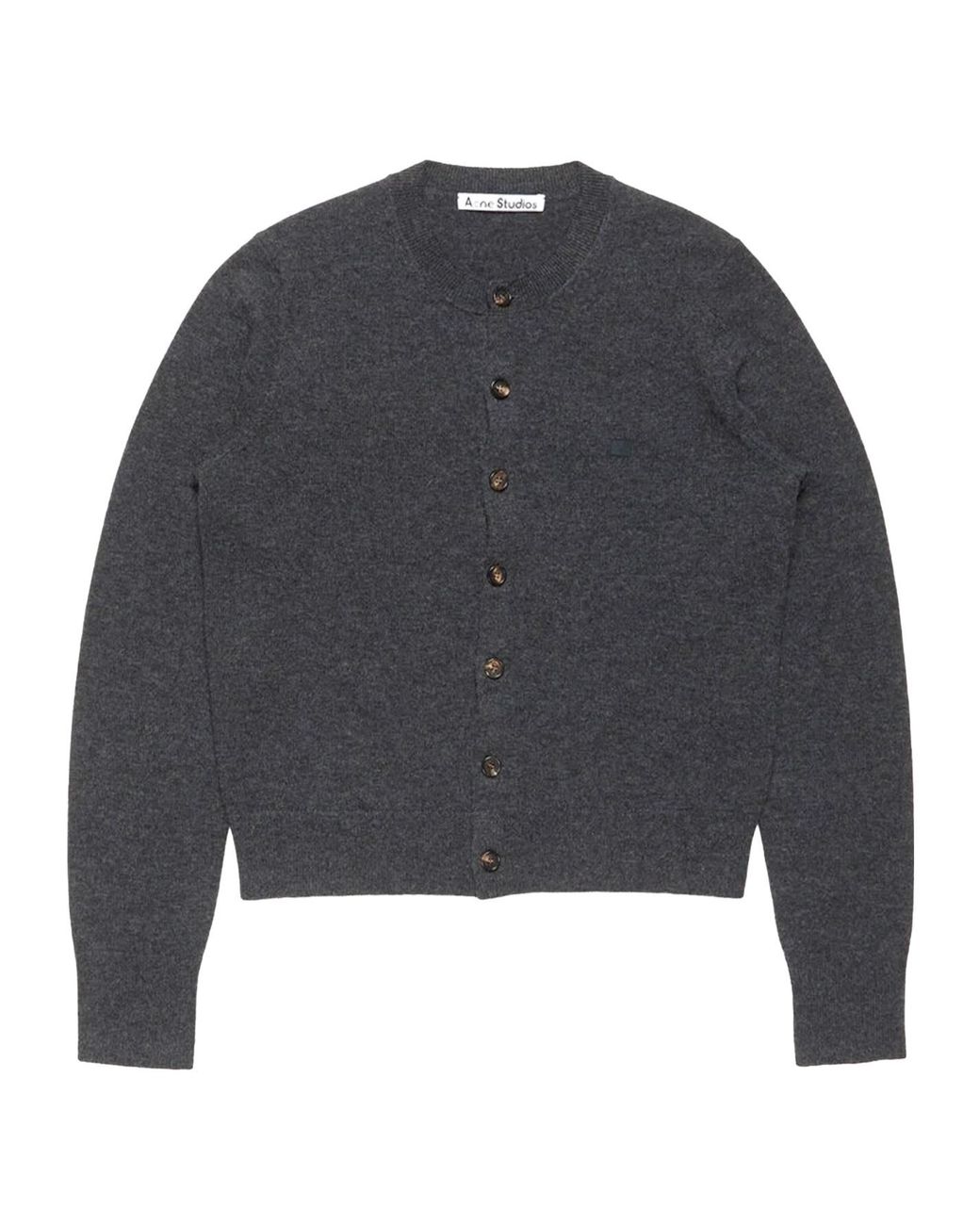 Acne Gray Fitted Cardigan