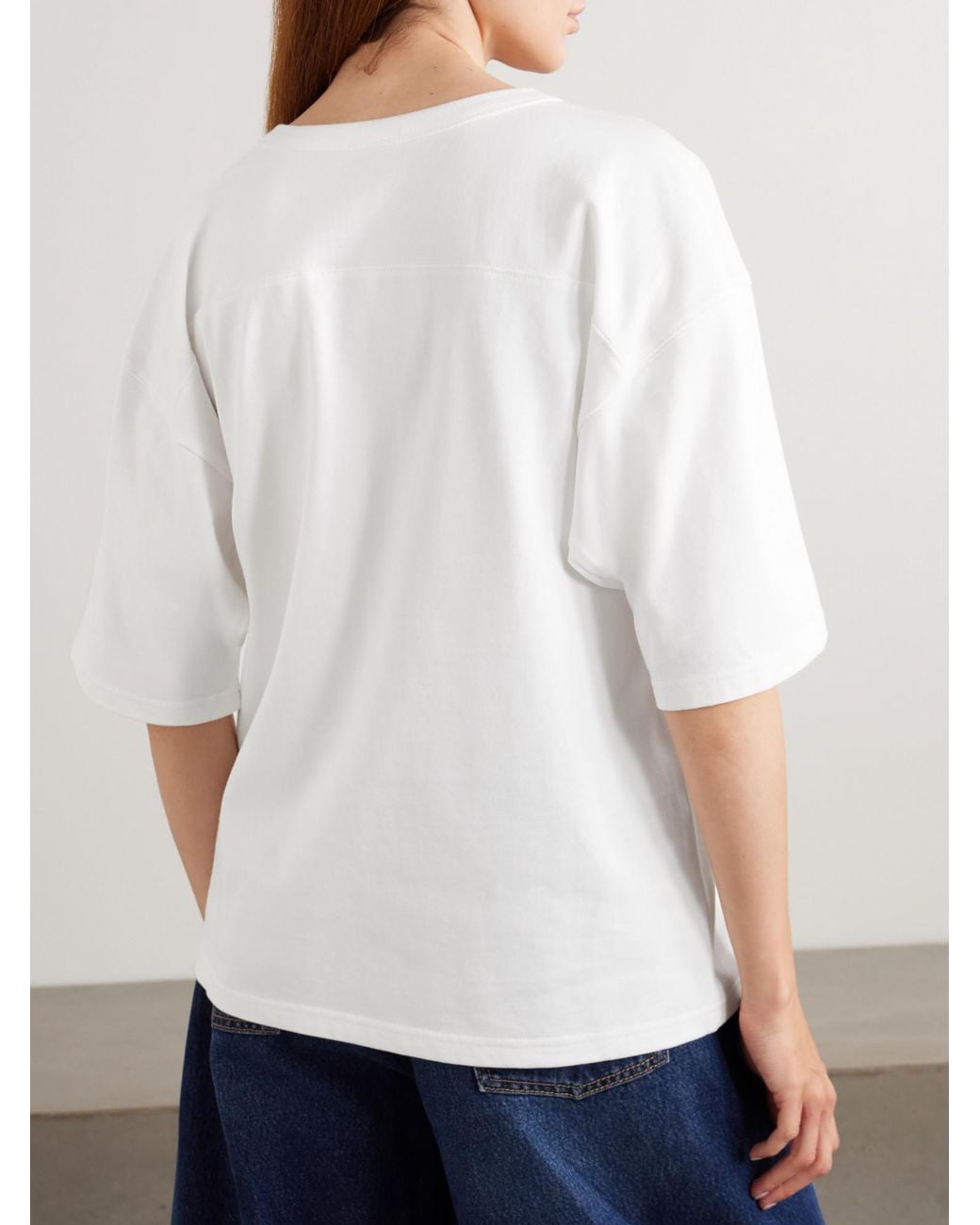 St. Agni White Minimalist T-Shirt